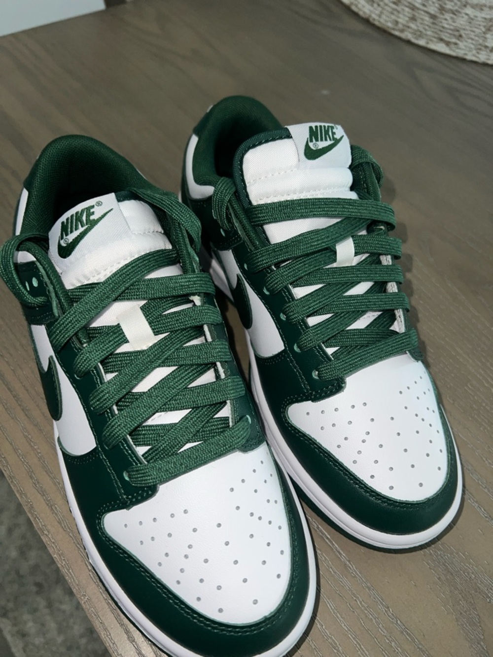 Nike dunk Michigan state spartan green